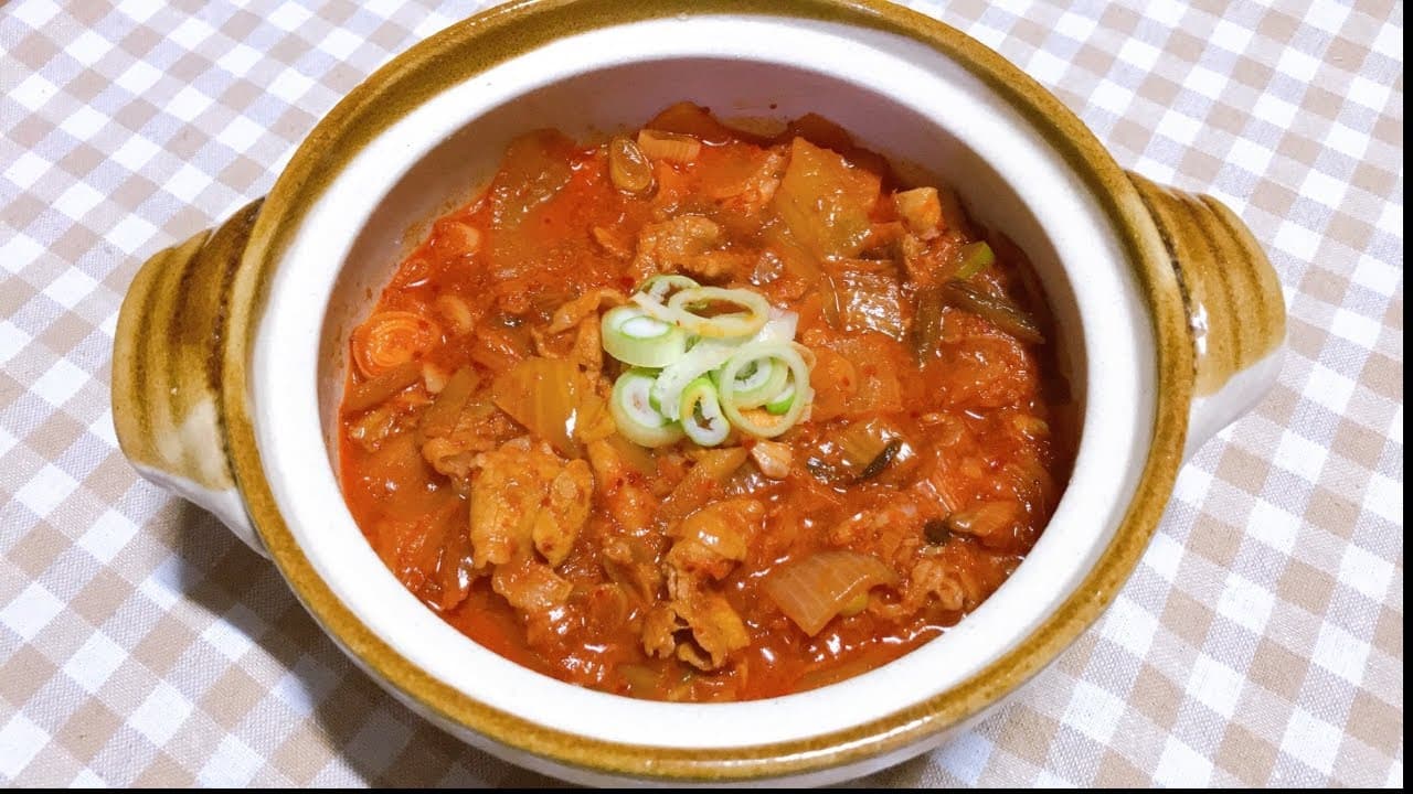 Simple Pork Kimchi Jjigae